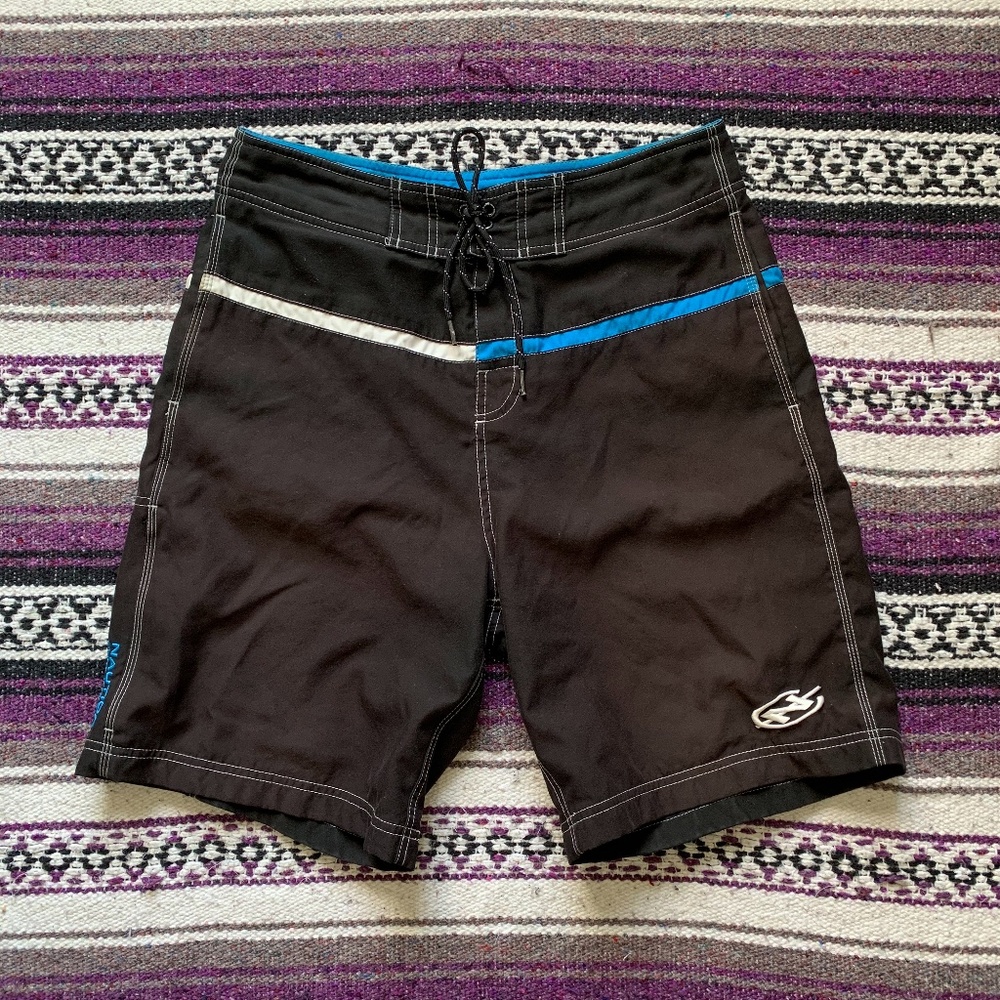 Nautica Black Swim Trunks